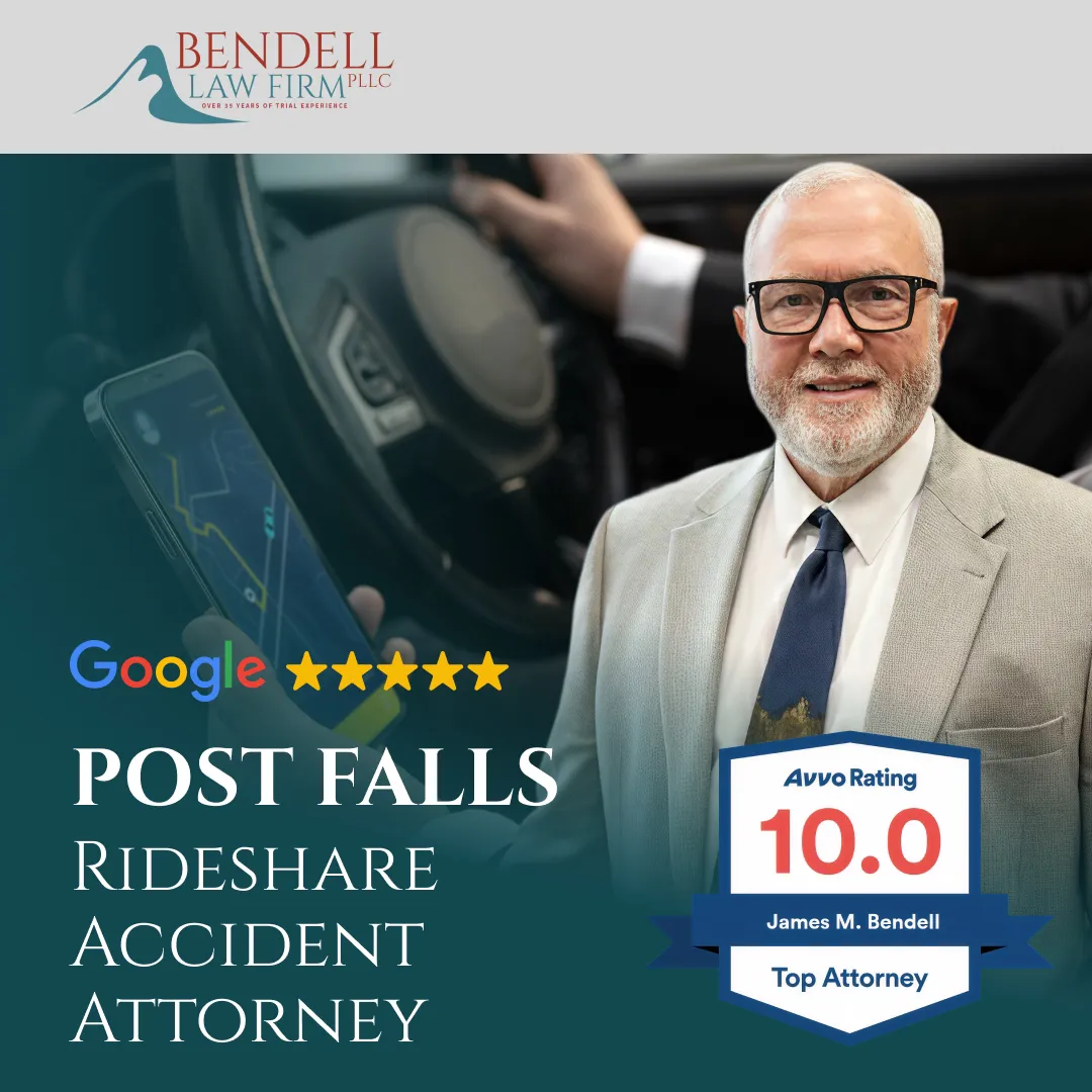 Professional portrait of a smiling older man with glasses in a light suit, accompanied by legal firm logos and ratings.